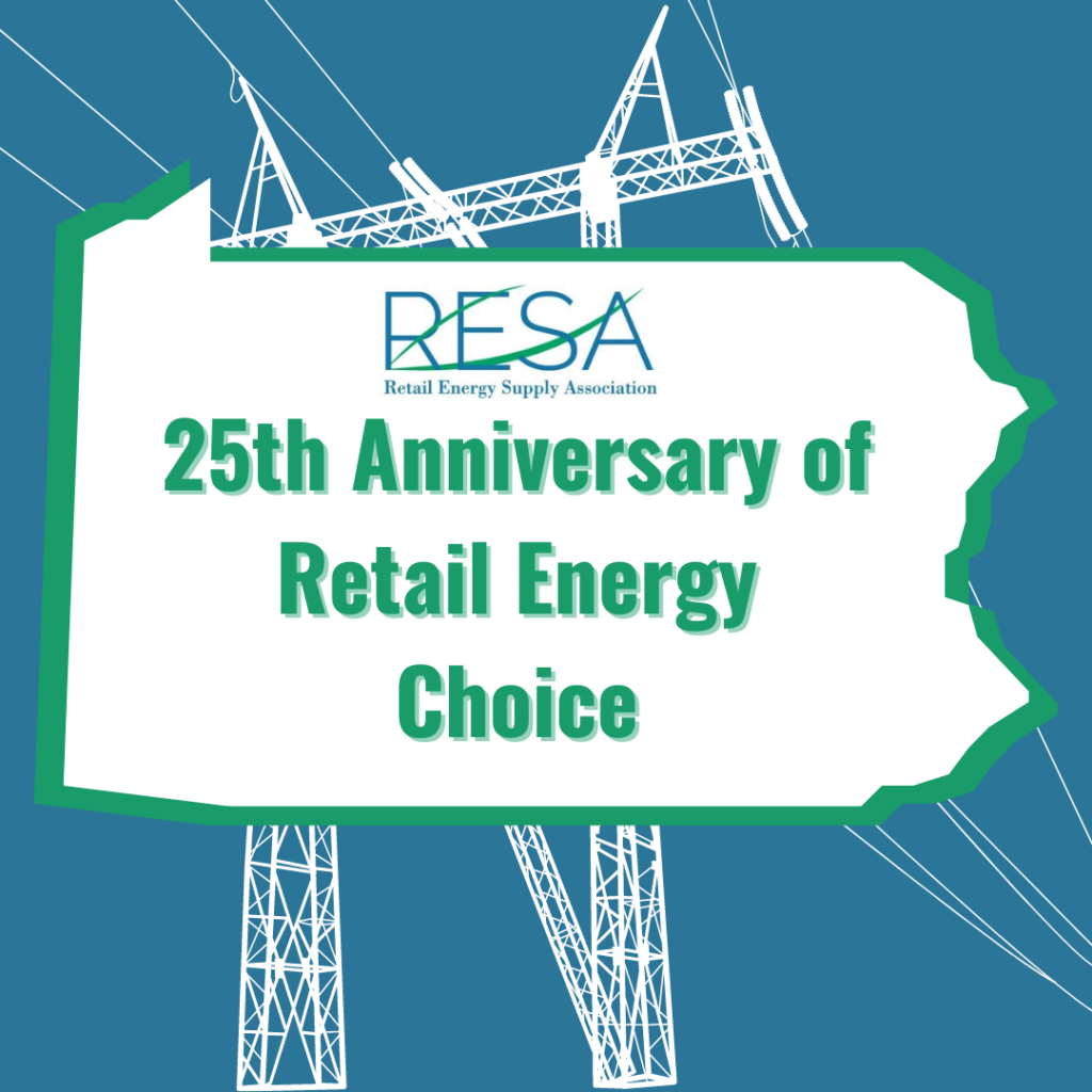 Pennsylvania Celebrates 25 Years of Retail Energy Choice